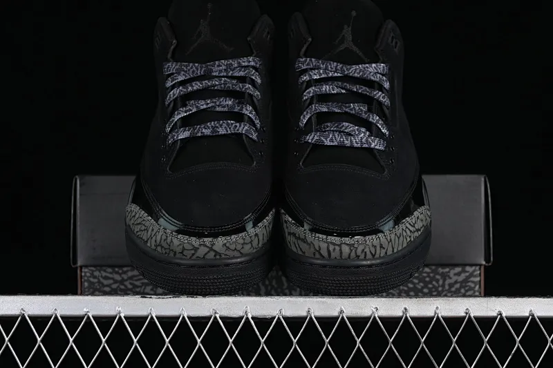 All categories Air Jordan Jordan series basketball shoes Air Jordan 3 LW version Air Jordan 3 Retro AJ3 Joe 3 Black Cat Explosion pattern CK9246-168
